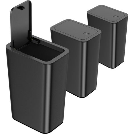 Schwarze Mülltonnen – Packungsgröße: Kleine Größe (3 Stück pro Karton), 6 Kartons pro Umkarton (1/5)