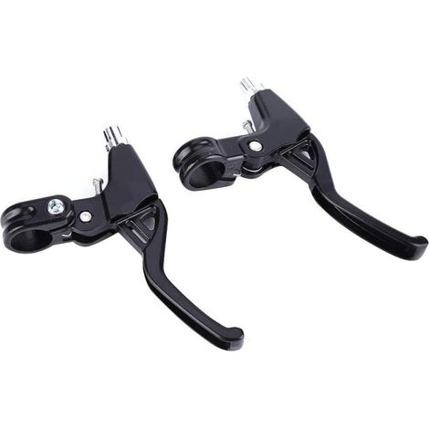 Leviers de frein faciles à installer, retour rapide, conception universelle, adaptés aux VTT, débattement réglable, en alliage d'aluminium haute dureté, 1 paire (1/5)