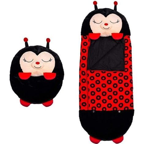 Mignon Sac de Couchage Enfant Duvet Enfant avec Oreiller 13750cm pour Happy Nappers Rouge (1/4)