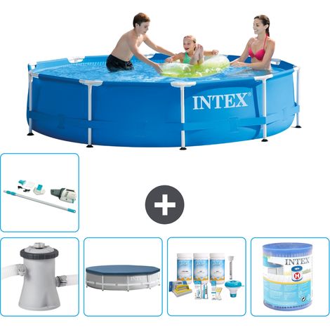 Intex Piscina con struttura Rotonda - 305x76 cm - 8-pezzi  S31635 (1/4)