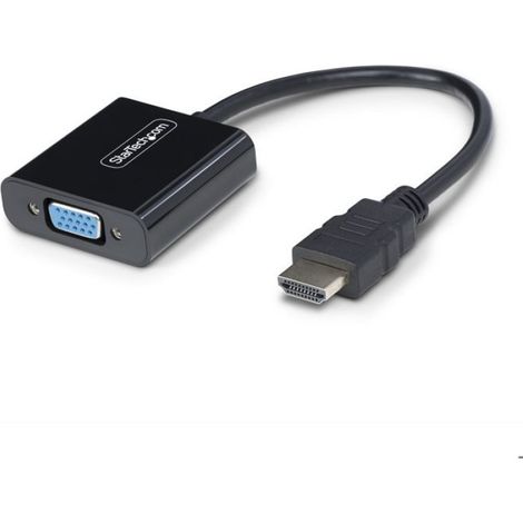 Adaptateur Hdmi Vers Vga - Conversion Active - Résolution 1920x1080 - Pour Ordinateur Portable Et Bureau - 1 Pièce