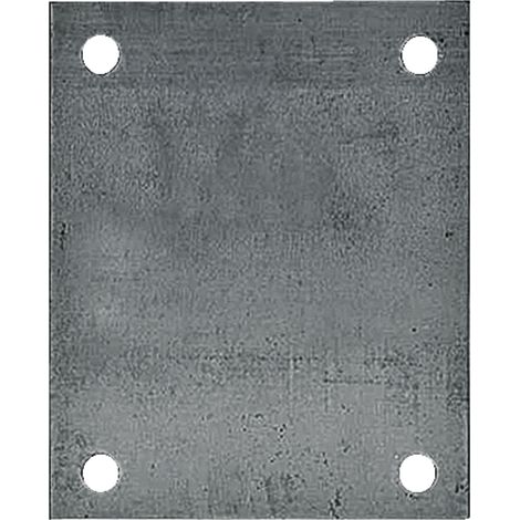 Piastra di montaggio per ruota di supporto da 160 mm (1/2)