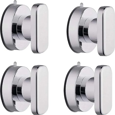 MINKUROW Forte Ventosa Cassetto Vetro Specchio Piastrelle Maniglie Da Parete Wc Bagno Porta In Vetro Maniglia Adsorbente E Manopole (4 Pezzi) (1/5)