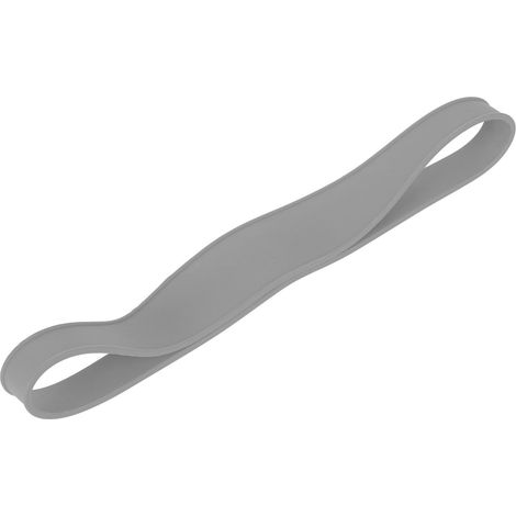 Haarschneidehilfe, gebogene, weiche Silikon-Nacken-Trimmschablone für DIY-Haarschnitte zu Hause, Grau (1/5)