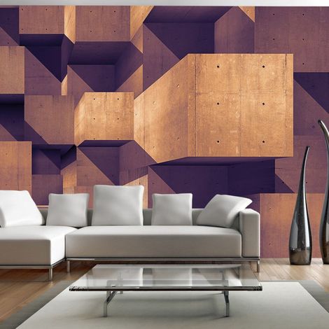 Papier Peint "Sunset Over the Concrete City" 175 x 250 cm (1/2)