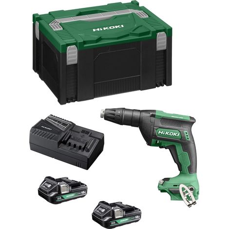 Atornillador de pladur HIKOKI W18DAWAZ (2 x 2,0 Ah + UC18YFSL + Maletín HSCIII) (1/5)