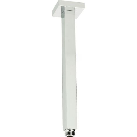 Bras de douche Quattro 250 mm x 1/2’’ laiton chromé, avec rosace