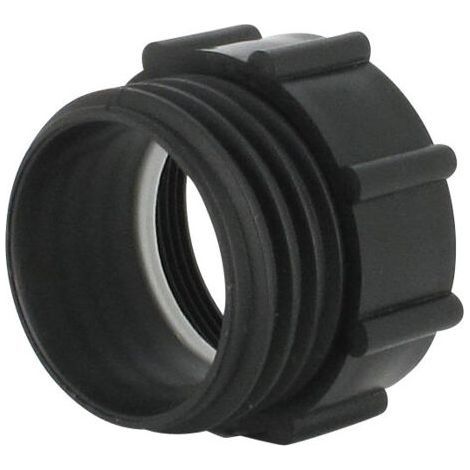 Multicuves  Adaptateur femelle 2'' pas gaz  mâle 2'' S60X6  Polypropylène pour cuves 1000L  Fixation directe sur vanne