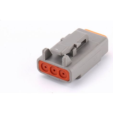 DTM06-3S Waterproof Wiring Harness Connector Male/Female Connector for Automotive Waterproof Connectors, Heavy Truck 3-Pin Plug (1/4)