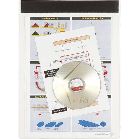 Tarifold, Porte-document magnétique, grande capacité, lot de 5 (1/3)