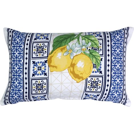 Cuscino decorativo limone 30x50cm, morbida imbottitura, ideale per la casa, il divano, il letto, in stile moderno e fresco