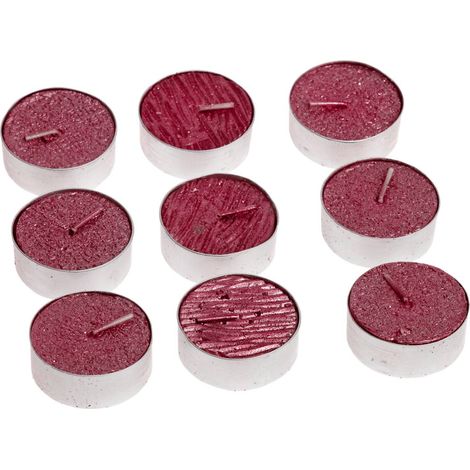 Kerzen Set mit Glitzer, 9-teilig (1/2)