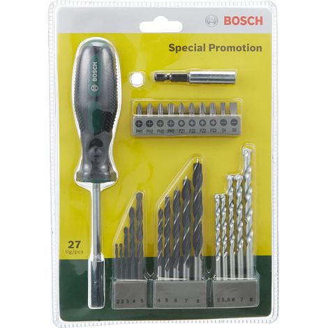 Bosch 2607017201 - Set di punte con cacciavite (1/4)