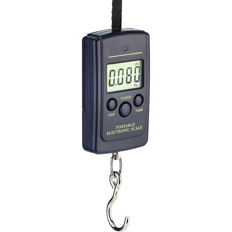 40 kg 10 g multifunktionale, präzise elektronische Präzisionswaage mit LCD-Display und Haken (1/5)