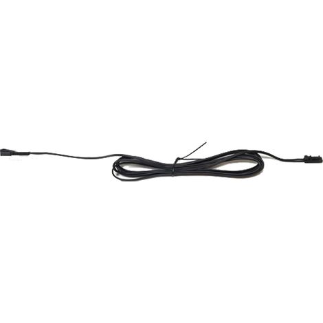 L&S cable de conexión LED para 12V L.1800mm negro - 2000430