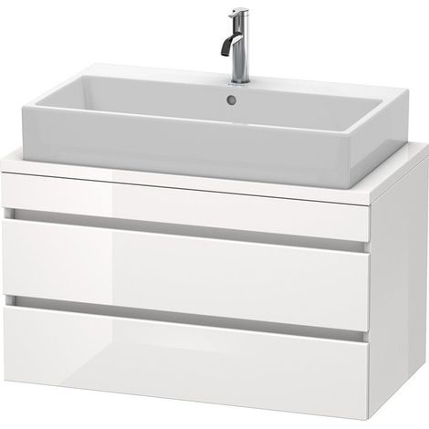 Meuble bas console DURASTYLE 512x900x478mm blanc brillant