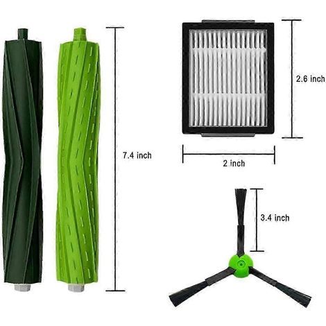 Compatibilité Pièces et accessoires compatibles avec les aspirateurs Roomba séries i3, i3+, i7, i7+, i4, i6, i6+, i8, i8+/Plus, E5, E6, E7 et J7 (séries I, E et J). Comprend 1 rouleau. (1/3)