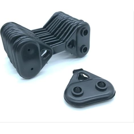 Clip Attache Tetine, Clip de Bâche/Brise-Vue, Clips pour Fixation Filet d'ombrage, Fixation à Suspendre pour Bâche de Protection Salon de Jardin - 50 Pièces (Noir) (1/5)