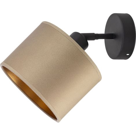Lampada Tornado AMP1, velluto color cappuccino-oro (1/5)