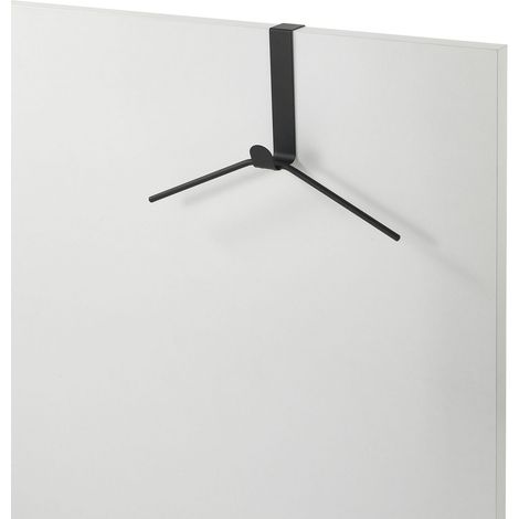 Appendiabiti per porta in metallo nero Trim