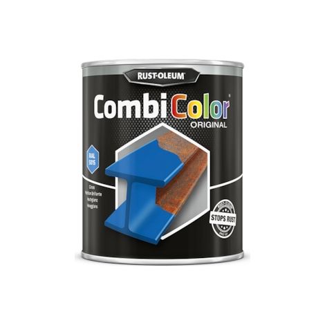 Peinture anti-rouille COMBICOLOR - bleu ciel - 750 mL - RUST-OLEUM