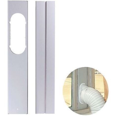 Deflector de placa de sellado de ventana ajustable universal para aire acondicionado móvil (1/4)