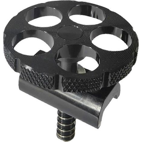 Pince de fixation vélo pliant, levier articulé en C, collier de serrage en métal pour cadre rond, lot de 2, fixation robuste pour tube de selle. (1/5)