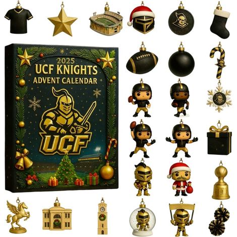 Neue UCF Knights Descend Weihnachts-Überraschungsbox 2025 – Dekorativer Acryl-Anhänger (1/5)