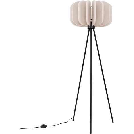 Stehleuchte Mula Beige/Schwarz 1xE27 45cm Stahl Sollux (1/5)