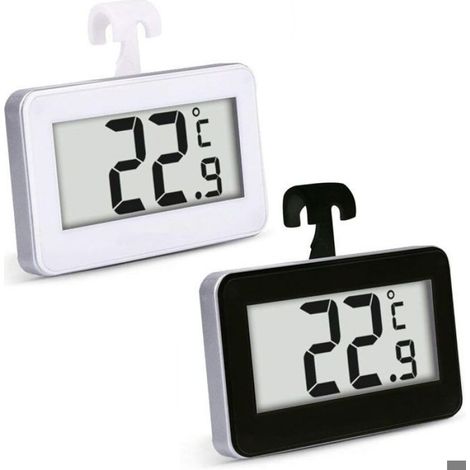 Thermometre Electronique - Ecran Numerique Grand Format - Pour Refrigerateur Domestique - 2 Unites (1/5)