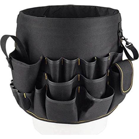 Eimer, Werkzeuggürtel, wasserdichte und tragbare Organizer-Tasche, Aufbewahrungstasche für Gartengeräte (1/4)