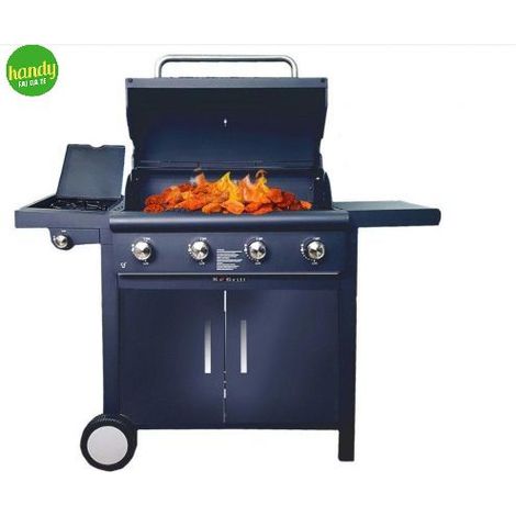 Barbecue Ke-Grill a gas con pietra lavica 4 fuochi