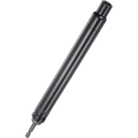Douille creuse extra longue, 10 mm x 200 mm de profondeur avec tige hexagonale à changement rapide de 6,35 mm, douille à choc en acier à haute teneur en carbone pour perceuse électrique, CVC (1/5)