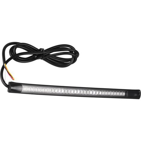 Multifunktionale LED-Kennzeichenbeleuchtung für Motorräder, rot-gelbes LED-Rücklicht für Umbauten, 12–15 V (1/5)