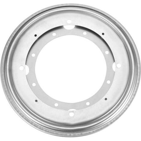 Plateau tournant de 23 cm (9 pouces), support pivotant, plateau tournant rond, pour bureau, argent. (1/5)