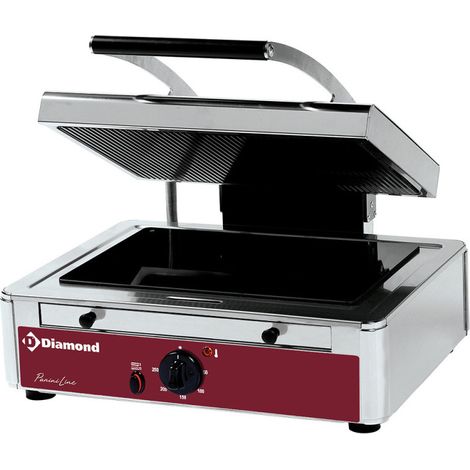 Grill panini medium vitrocéramique - Diamond