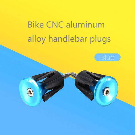 Prise de guidon en alliage d'aluminium, couleur bleue d'apparence unique, prise facile à installer pour le cyclisme en plein air (1/5)