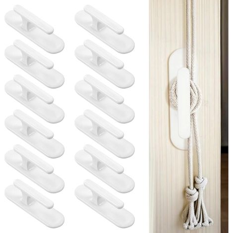 Filiyano-Lot de 12 enrouleurs de cordon en plastique pour stores enrouleurs, supports pliables, rideaux et stores, idéal pour une utilisation au (1/5)