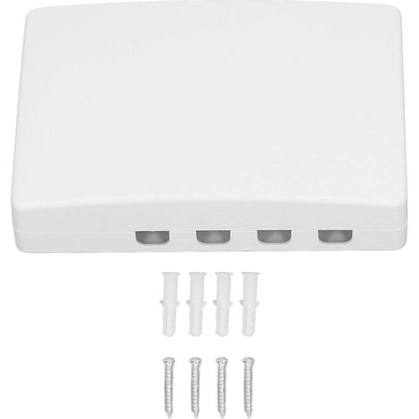 Glasfaserverteilerbox 4-adrig FTTH Optischer Splitter Desktop Mini Universal für SC FC