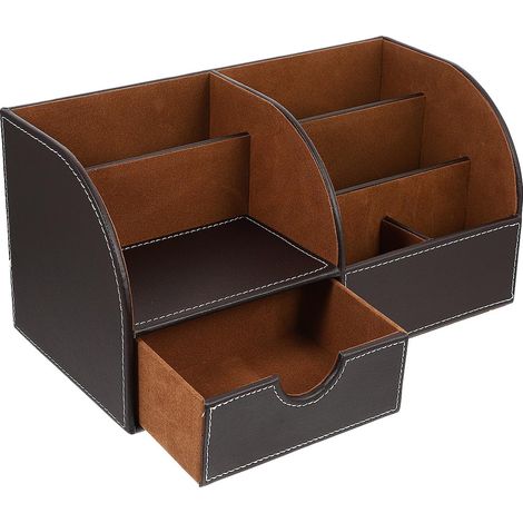 de papeterie et porte stylos en similicuir avec
