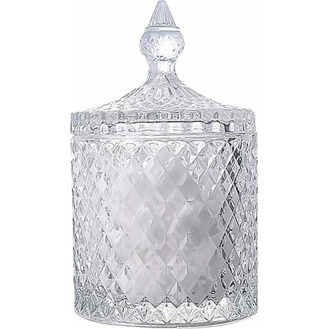 Green Mobility-Bonbonnière en cristal Bonbonnière avec couvercles Bonbonnière en cristal Bonbonnière en verre recouverte de verre recouverte de verre (1/5)