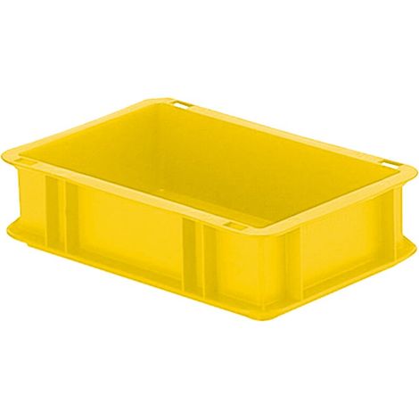Transport-Stapelkästen, gelb Maße in mm (BxTxH): 300 x 200 x 75