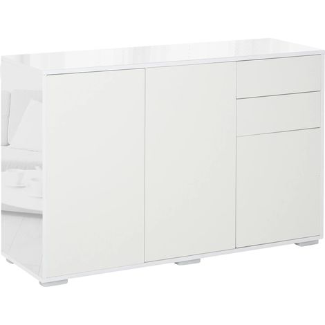Buffet, Rangement Ample, Design Convivial, BLANC (1/5)