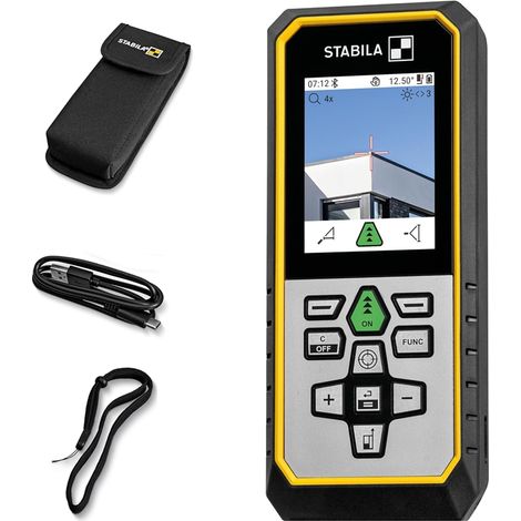 Stabila Laser-Entfernungsmesser LD 530 BT Bluetooth, 200 m inkl. Gürteltasche (1/5)