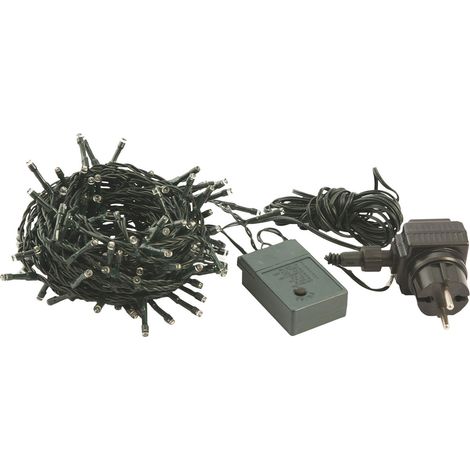 Catena luminosa luci per decorazioni natalizie 100 led -  multicolor (1/5)
