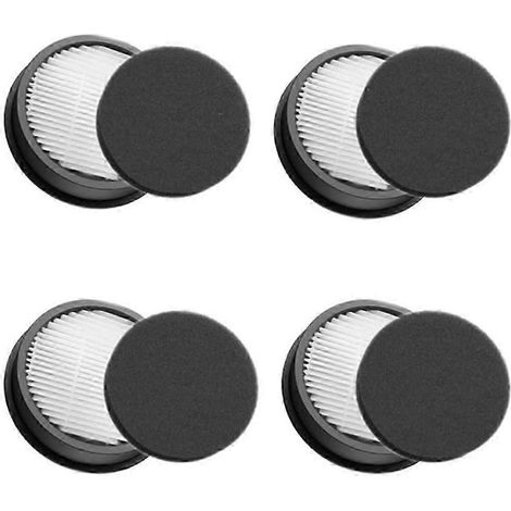 Lot de 4 filtres de rechange compatibles avec les aspirateurs sans fil SMOTURE VAC01/VAC02/VC70. WHBYV (1/4)