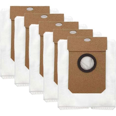 Lot de 5 sacs à poussière pour Conga 1090/8090 Ultra/10000/9090 AI/7490/Eufy L50 (1/5)