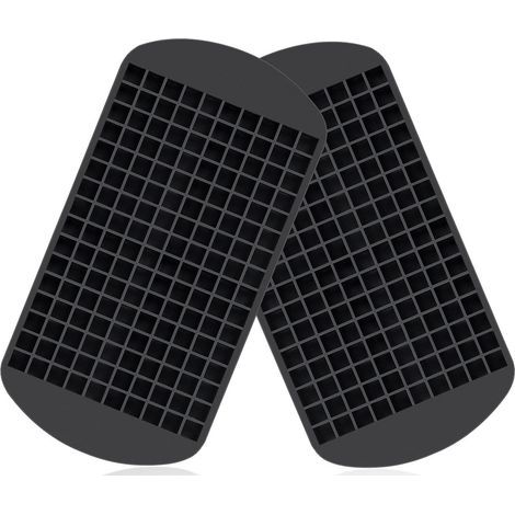 2 Pack Mini Silicone Ice Cubes for 160 Kitchen, Bar, Whiskey, Cocktails and Drinks Ice Cubes - 1 x 1cm
