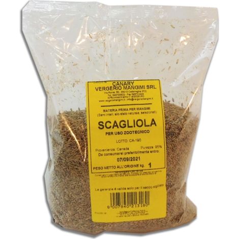 scagliola in semi - becchime per uccelli - 1 kg (1/2)