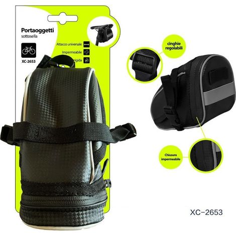 Trade Shop - Wasserdichte Fahrradsattelaufbewahrungstasche mit Universalangriff XC-2653 - (1/5)